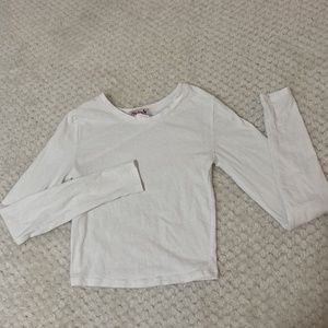 Madrag- White long sleeve top